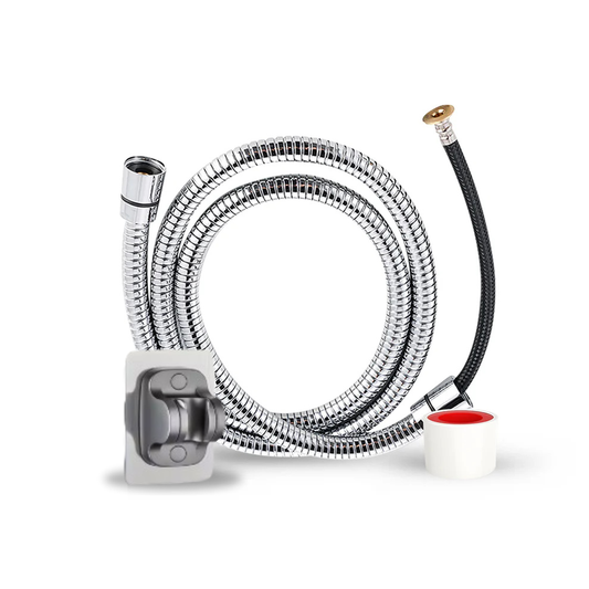 Kit Complet d’Installation – Tuyau 1,5 m + Support mural + Ruban téflon